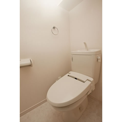 熊本市中央区船場町３丁目の賃貸マンションのトイレ