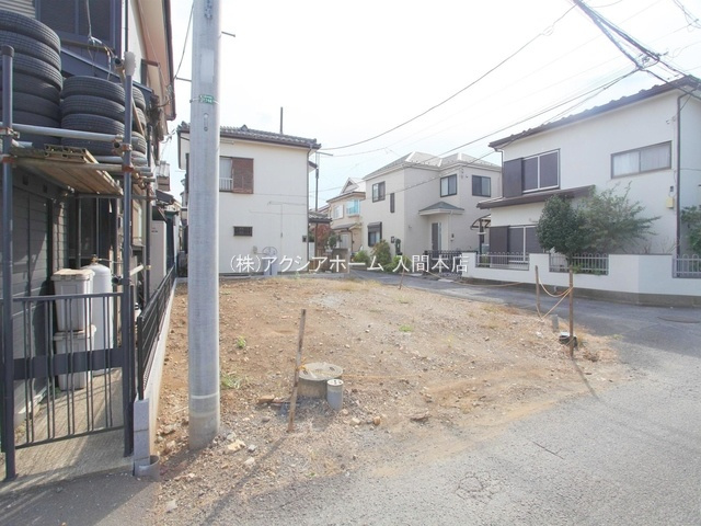 入間市宮前町・全1区画　建築条件なし土地　の外観|北側道路より撮影