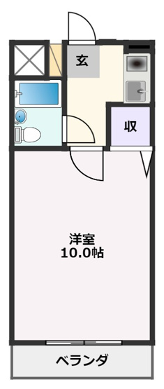 【間取り】 | 朝日が丘尾田ハイツ