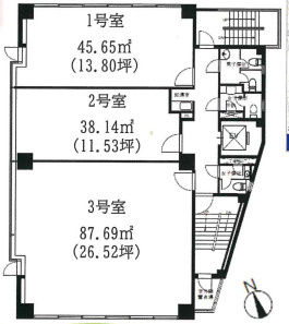 シャイニースクエア浜松の間取り|602→2号室