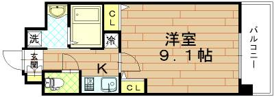 フォース三条の間取り