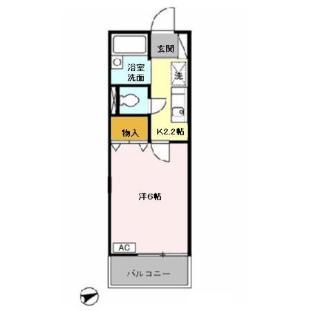 配郷 Ａの間取り