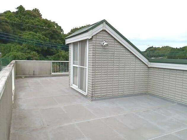 東金市松之郷　中古戸建のバルコニー|内装リフォーム済み平成23年浴室 1階トイレ交換 ミサワホーム施工軽量鉄骨５LDK 屋上付き