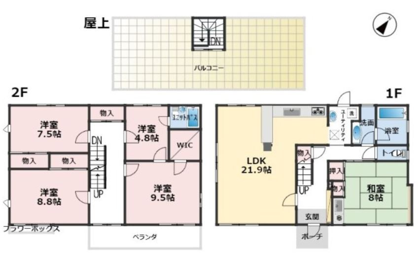 東金市松之郷　中古戸建の間取り|図面と現況に相違がある場合、現況を優先致します。
