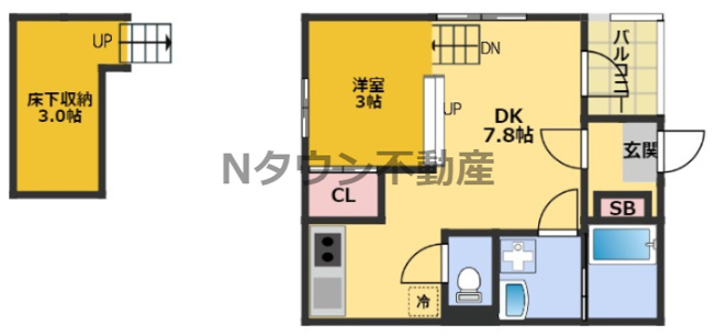 【間取り】 | セブンシーズン栄生 | 間取りです