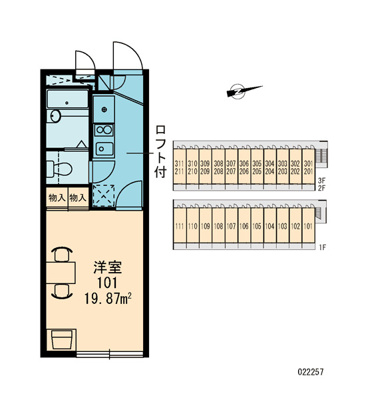【区画図】 | パヴィヨン　ブラン