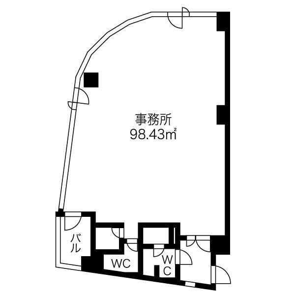 音羽第2ビル（オトワ ダイニ ビル）【　オフィスおすすめ　】の間取り