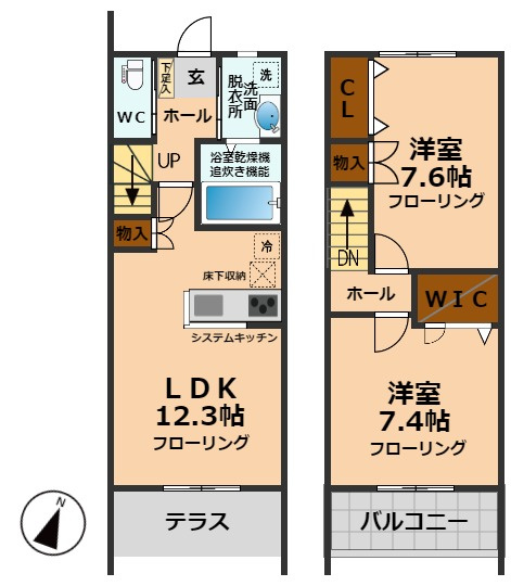 【間取り】 | LUANA GARDEN