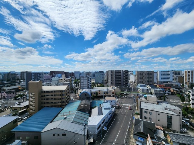 モアグレース小牧ミッドテラスの展望|南側のバルコニーからの眺望です♪