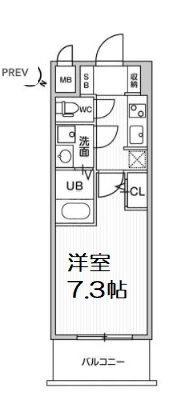 【間取り】 | LaDouceur西天満