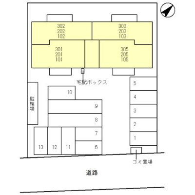 【区画図】 | Lucent本堅田