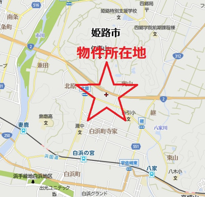 【地図】 | 北原字平田土地