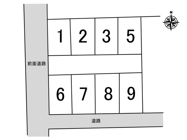 【区画図】 | 本橋第五駐車場 | 区画3募集中