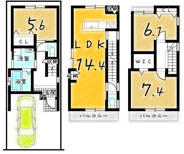 西京極徳大寺団子田町