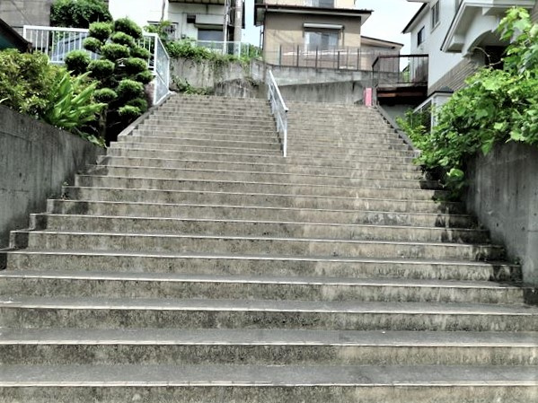玖須美元和田　中古建てのその他|玄関から階段を見上げたところ