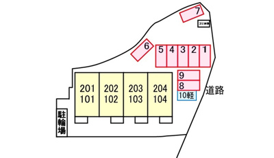 【区画図】 | ＡＲＫ´Ｓ滋賀里