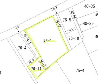 【土地図】 | 大館市下代野字天下道下・売地