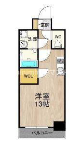 PHOENIX難波EASTの間取り