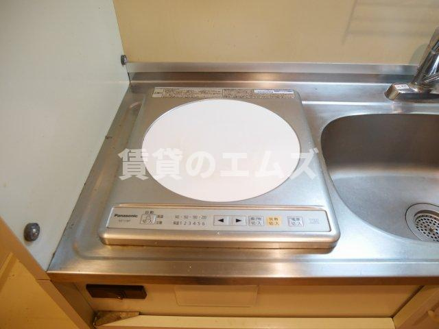 【キッチン】 | プレシャス博多駅Ａ | プレシャス博多駅ＡのＩＨコンロ