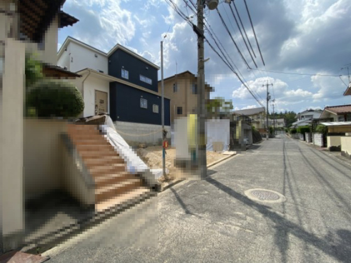 新築戸建　相田7丁目の前面道路含む現地写真