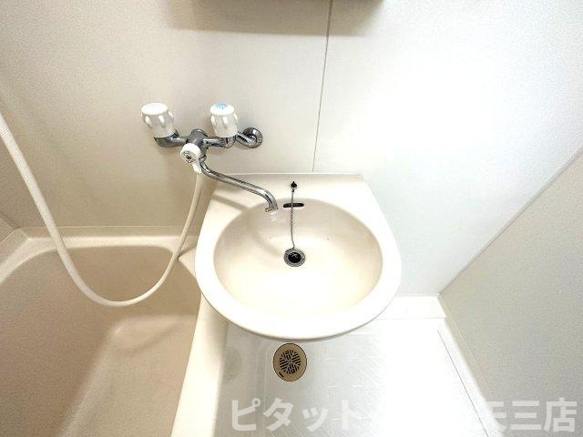 メゾン南昭和の洗面所|ゆったりとスペースのある洗面所