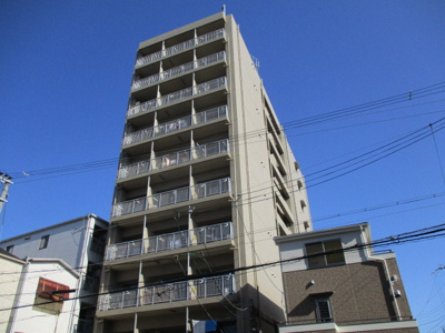 【外観】 | 朝日プラザ淡路 | 前に建物がなくとても日当たりの良いマンションです