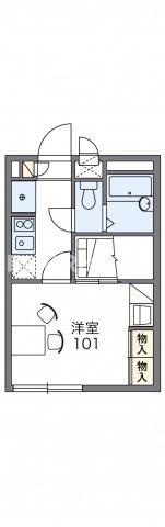レオパレスｆｉｄａｒｅの間取り