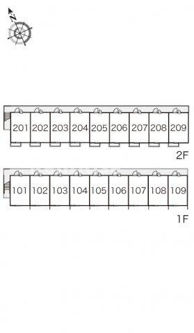 レオパレスｆｉｄａｒｅのバルコニー