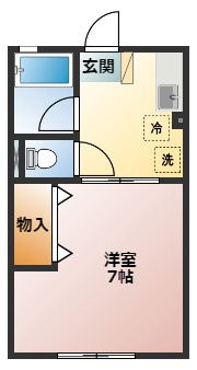 【間取り】 | シティハイム　ユーハイム湘南