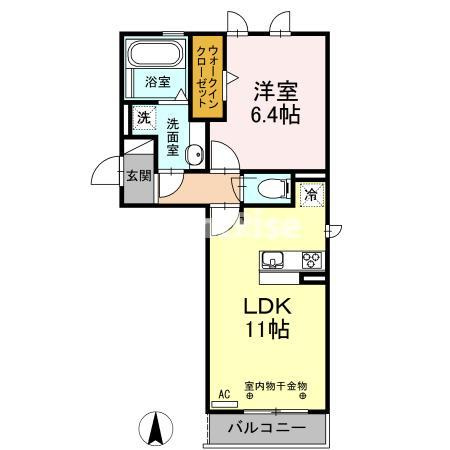 エスポワールＨｕｇの間取り