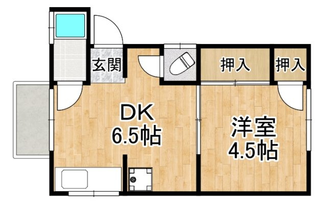 【間取り】 | マンション北野田