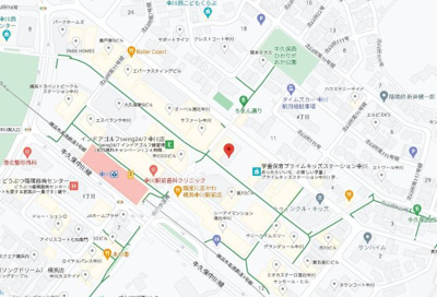 【地図】 | ベガ・ポラール | 駅からも近い好立地