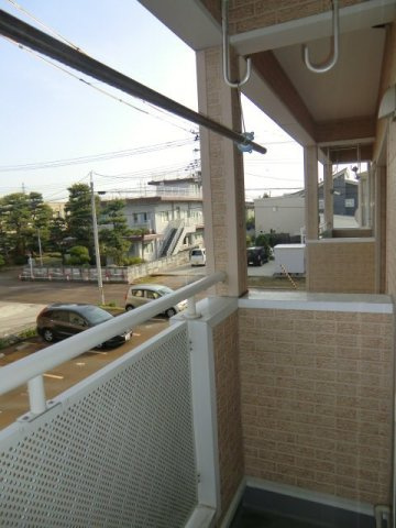 グランヴァン学校町のバルコニー