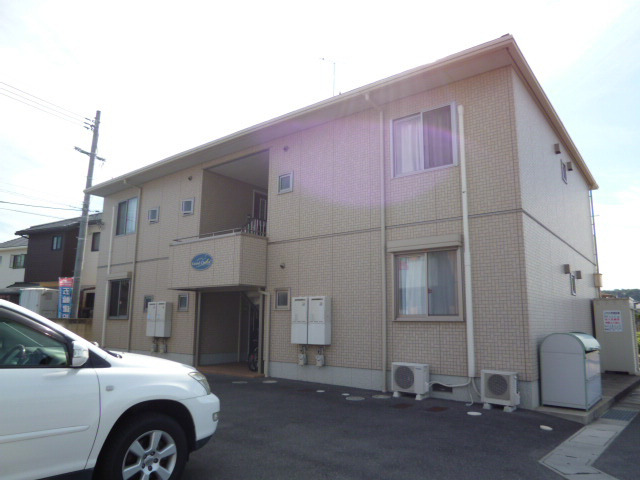 倉敷市田ノ上のアパートの外観