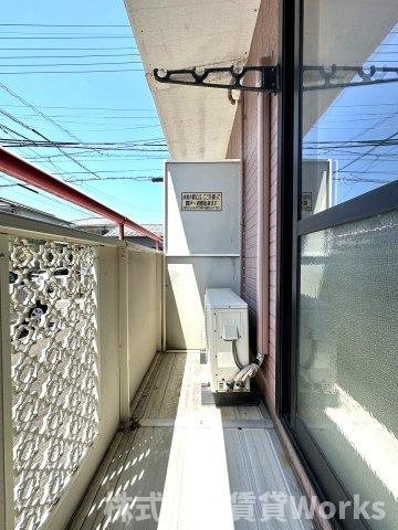 セジュールウインズのバルコニー|広々としたバルコニーです