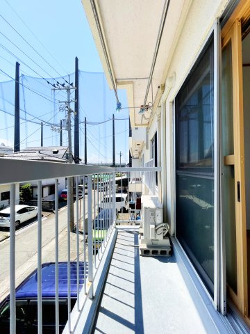 中吉野ハイツのバルコニー