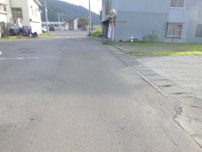 【前面道路含む現地写真】 | 大館市比内町扇田・売地