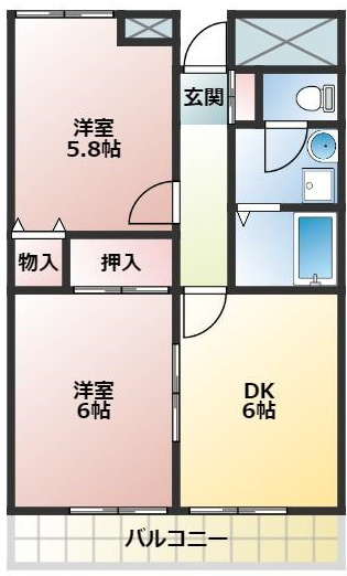 【間取り】 | エスペランサ豊中