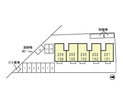 【区画図】 | レジデンス桜