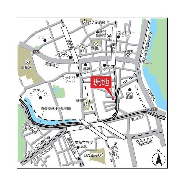 エミネンス平河町の地図