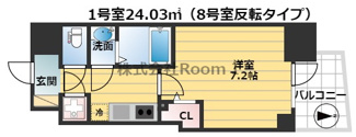 【間取り】 | セレニテ本町東リアン