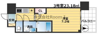 【間取り】 | セレニテ本町東リアン