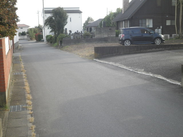 【前面道路含む現地写真】 | 前橋市上細井町 | 前面道路含む現地写真です