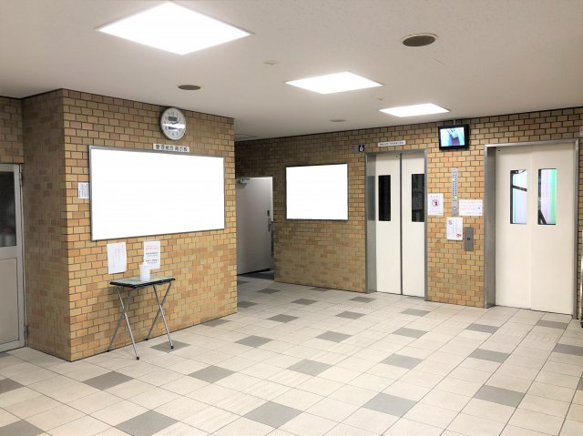 ☆即入居可能☆眺望＆陽当たり良好☆東南角住戸☆マンション１階はスーパーあり☆メガロコープ西陣Ａ棟のその他共用部分|ロビー・エレベーター