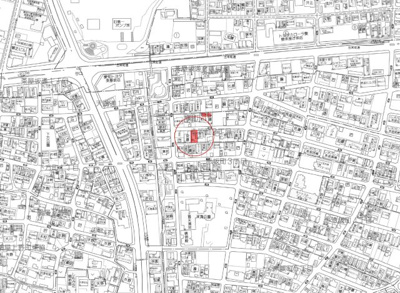 【地図】 | 千種区赤坂町２丁目土地 | LINEから簡単お問合せ可能！
友達検索で@nqk7328tです！。