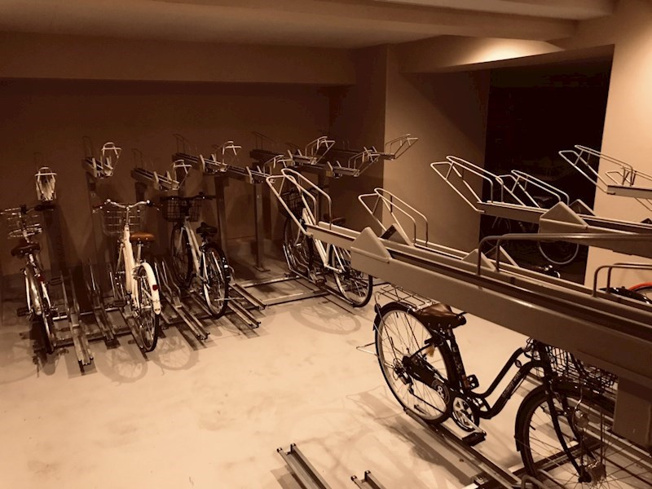 屋根付き駐輪場