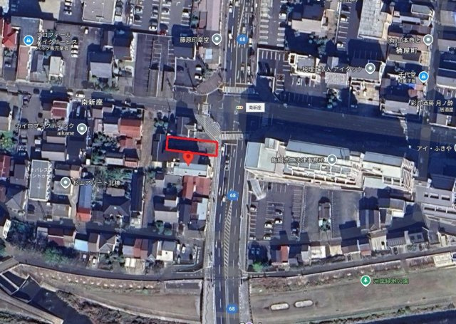 津山市南新座　70坪の地図