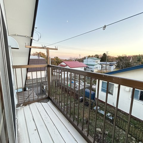 室蘭市白鳥台5丁目40-11戸建のバルコニー