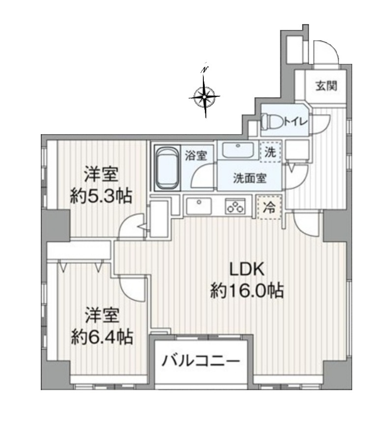 アルカーデンシティリンクス新宿の間取り