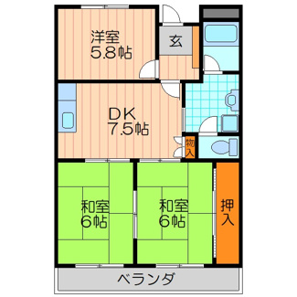 【間取り】 | ホワイエ・アンノマエ